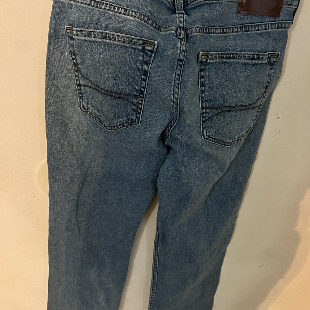 Hollister Men's Straight Jeans - Light Blue